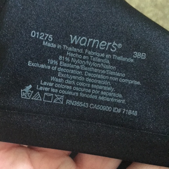 NWT Warner’s Back to Smooth Wire-Free Bra Sz 38B - Picture 5 of 7